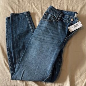 Abercrombie & Fitch Dark Blue High Waisted Skinny Jeans